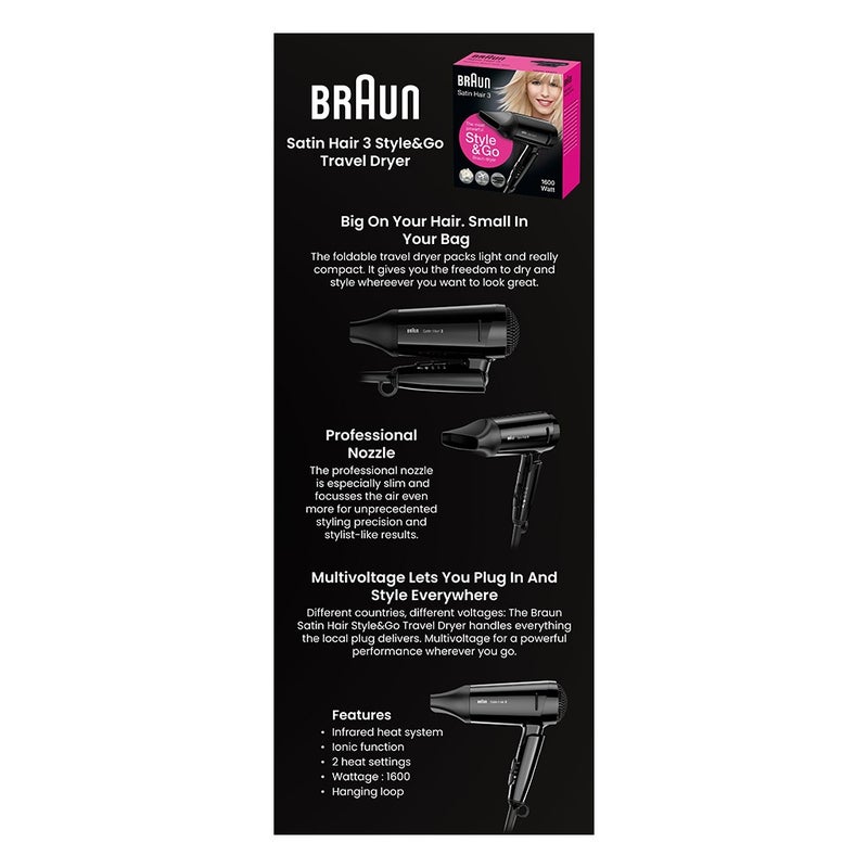 Braun Satin Hair 3 Dryer HD350