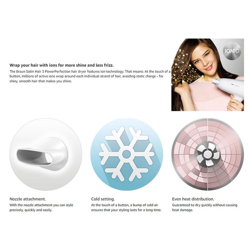 Braun Satin Hair 3 Dryer HD380