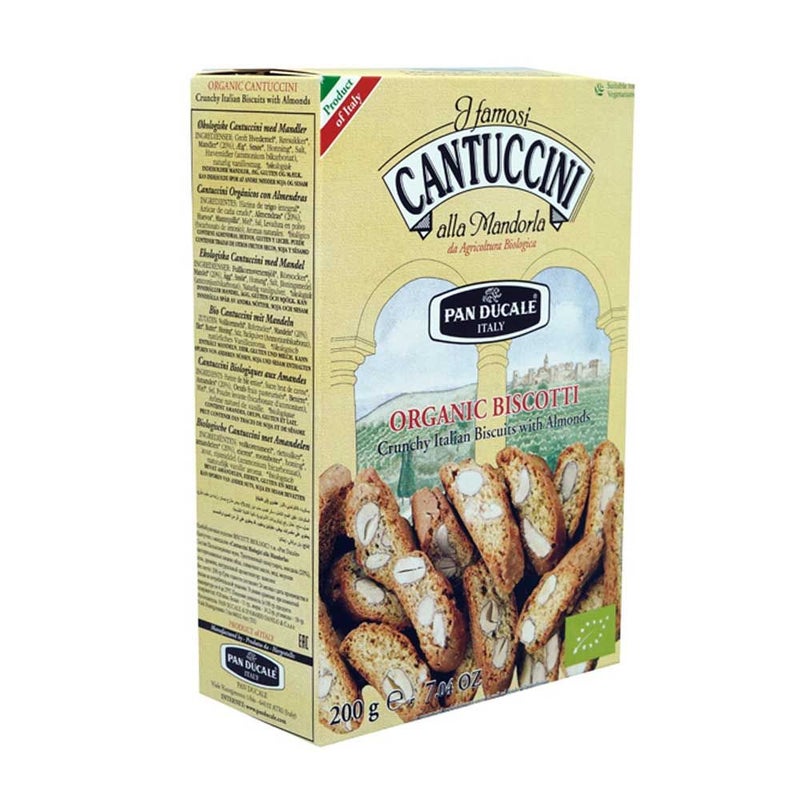 Panducale 100% Organic Cantuccini Biscuits With Almonds 200 g