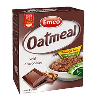 Emco Express Oatmeal with Chocolate 55 g 4's