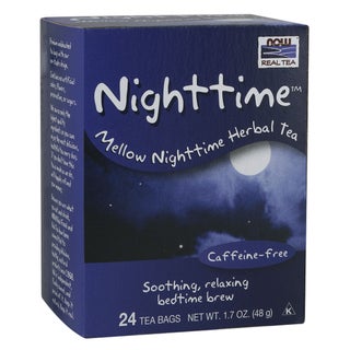 Now Night Time Herbal Tea For Soothing & Relaxing Sleep Support, Pack of 24's