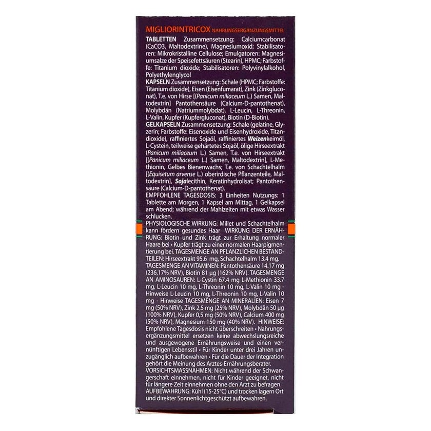 Migliorin Tricox, Pack of 60's