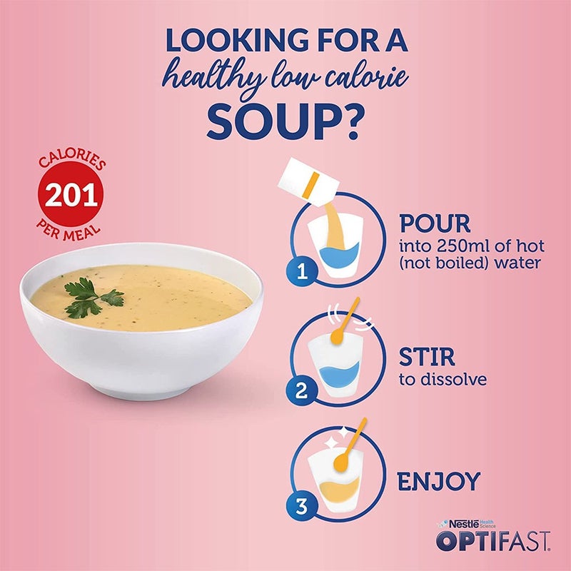 Nestle Optifast Very Low Calorie Diet Soup Chicken Sachet 8's