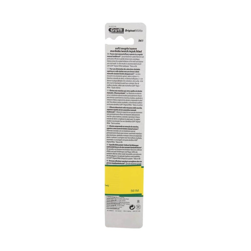 Butler Gum Original White Soft Toothbrush 561M