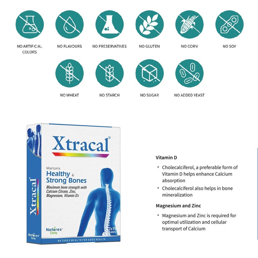Xtracal Tablets, Pack of 30's