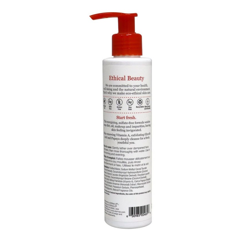 Derma E Anti-Wrinkle Vitamin A Glycolic Cleanser 175ml