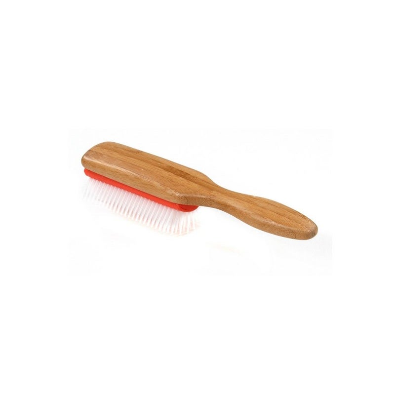Bass 9 Row Nylon Bristles Solid Bamboo Styler Brush 201