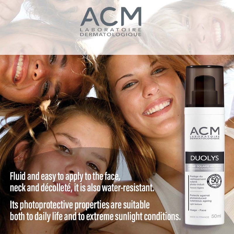 ACM Duolys Anti-Ageing Facial Sunscreen SPF50+ With UVA/UVB Protection 50ml