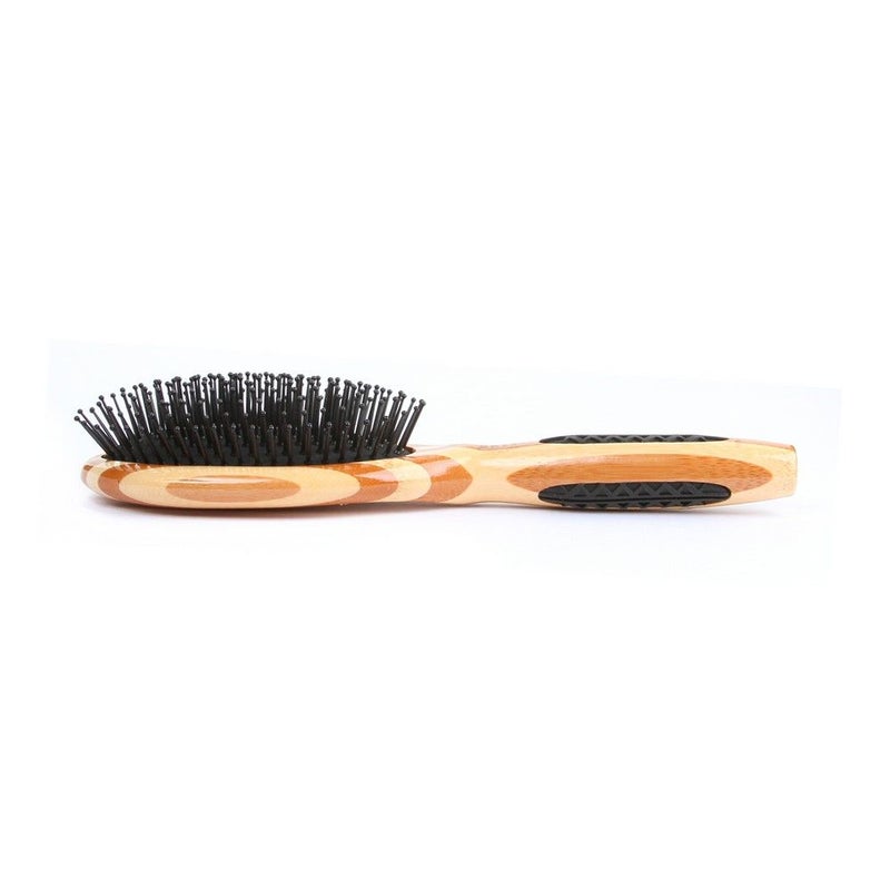 Bass Large Oval Nylon Bristles Wood Handle Brush 22