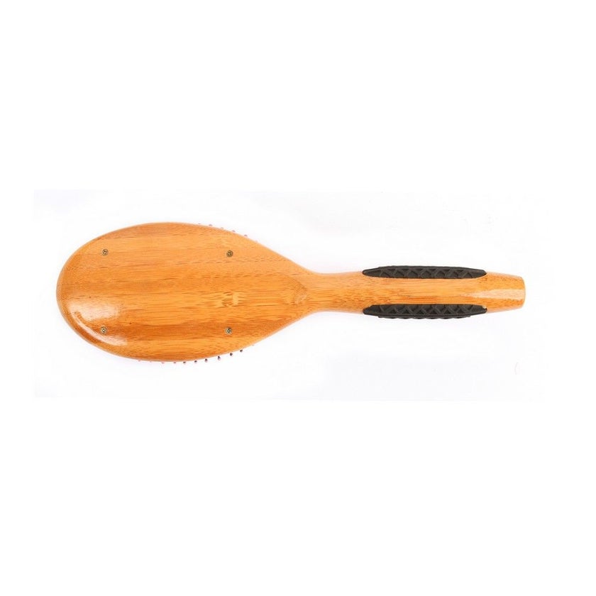 Bass Large Oval Nylon Bristles Wood Handle Brush 22