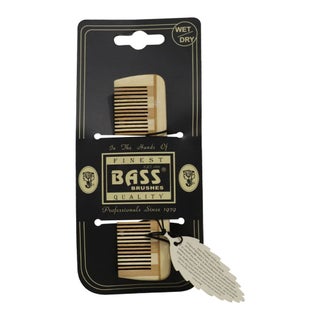 Bass Fine Tooth Pocket Wood Comb W4