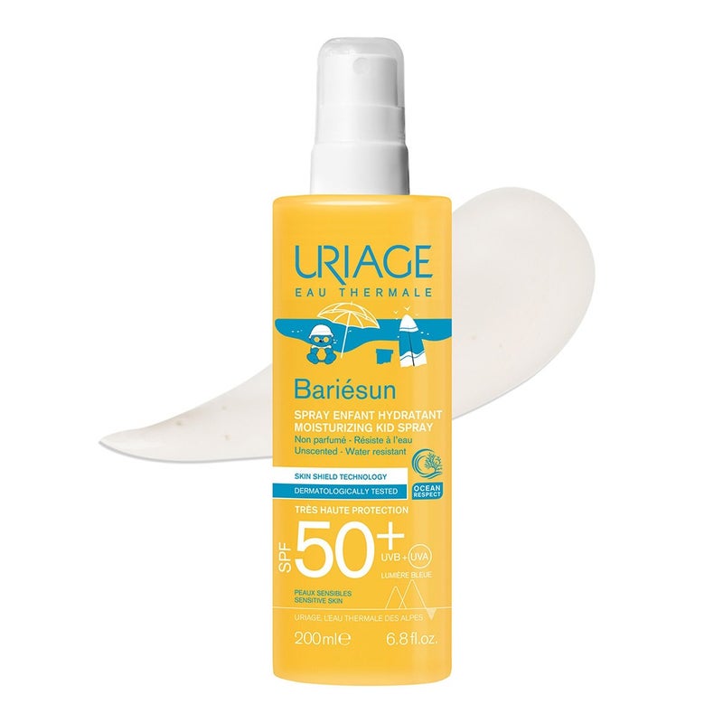 Uriage Bariesun SPF 50+ Sunscreen & Moisturizing Kids Spray For Sensitive Skin 200ml