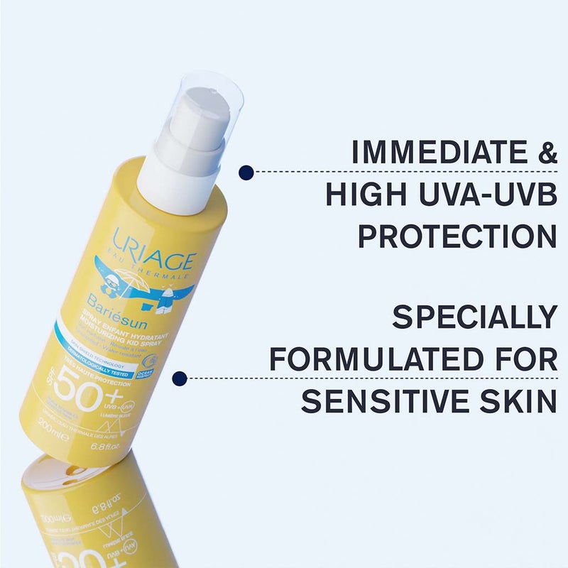 Uriage Bariesun SPF 50+ Sunscreen & Moisturizing Kids Spray For Sensitive Skin 200ml