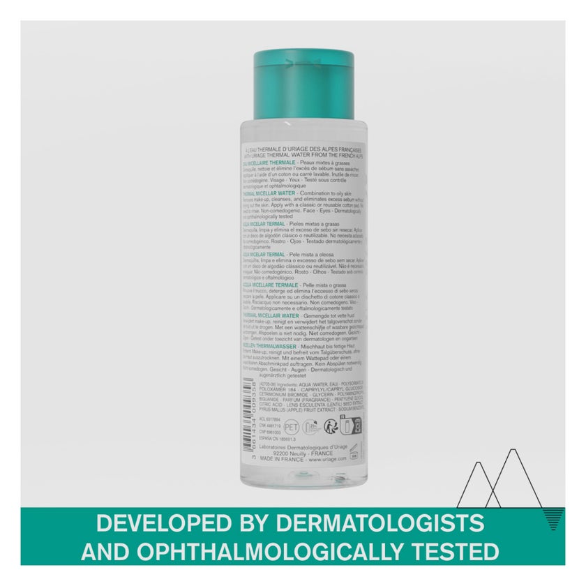 Uriage Thermal Micellar Water With Apple Extract For Combination To Oily Skin 250ml