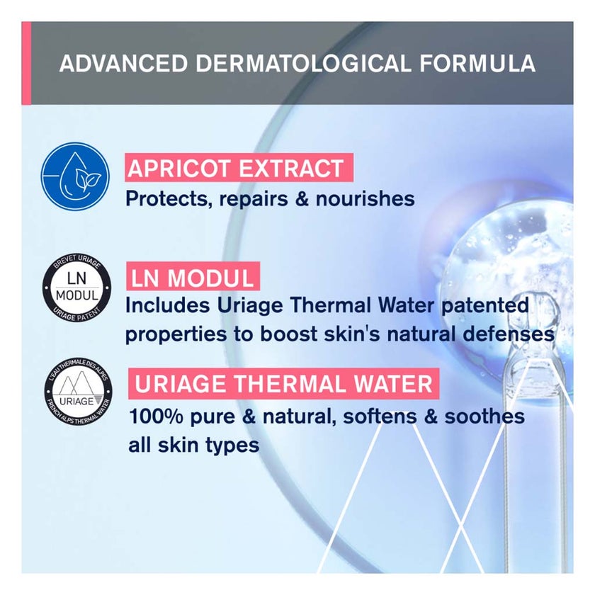 Uriage Thermal Micellar Water With Apricot Extract For Sensitive Skin 250ml 