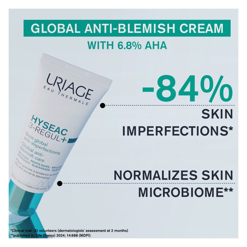 Uriage Hyseac 3-REGUL+ Global Anti Blemish Care Cream 30ml