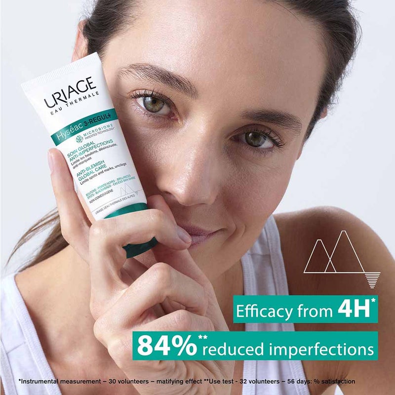 Uriage Hyseac 3-REGUL+ Anti-Blemish Global Care Face Cream For Oil & Acne Prone Skin 40ml