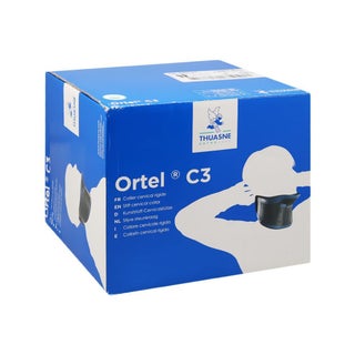 Thuasne Ortel C3 Stiff Cervical Collar S2 H10 Black 239102202