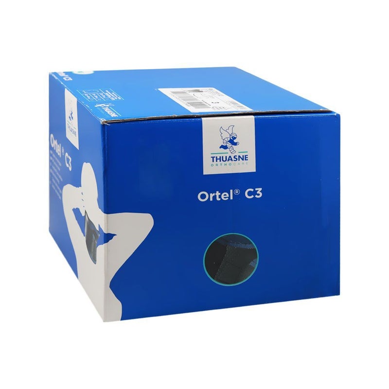 Thuasne Ortel C3 Stiff Cervical Collar S2 H10 Black 239102202