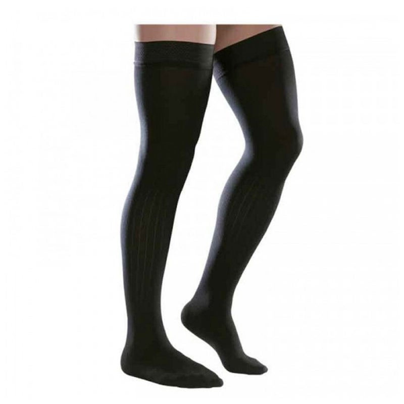 Thuasne Venoflex Elegance Thigh Compression Stocking Men S3 Normal Black 512802203