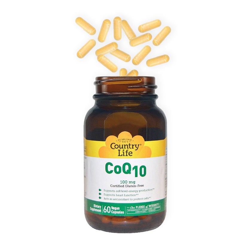 Country Life Vegan CoQ10 100mg Capsules, Pack of 60's