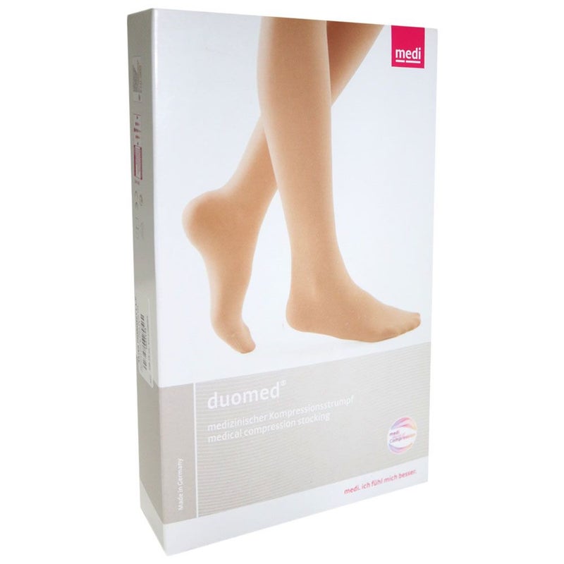 Duomed Calf CCL1 Closed Toe Compression Stocking XXL