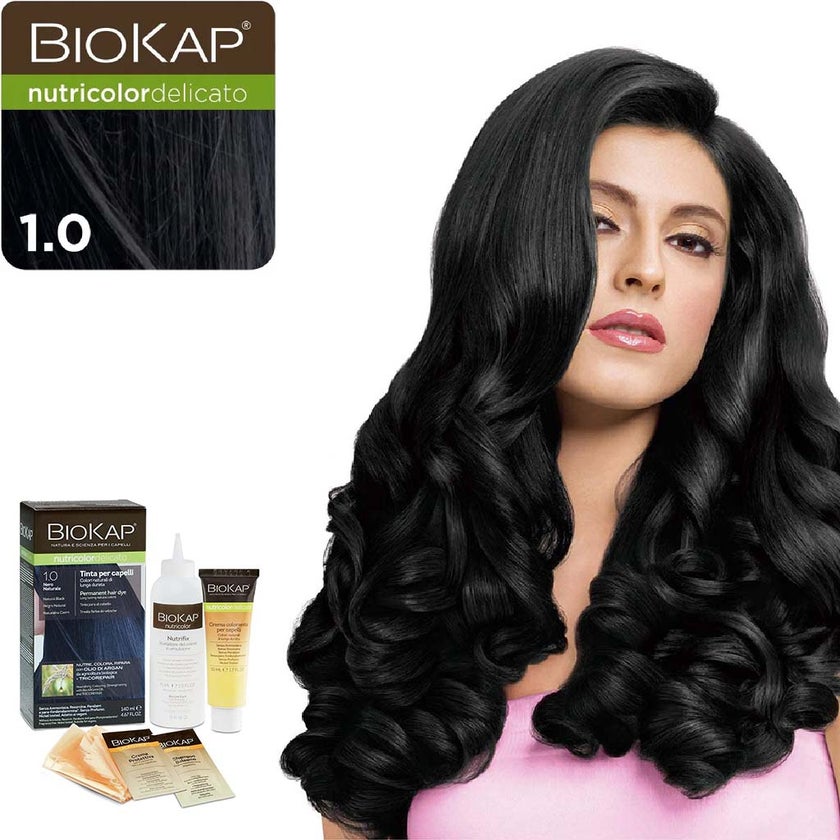 Biokap Nutricolor Delicato 1.0 Natural Black 140ml