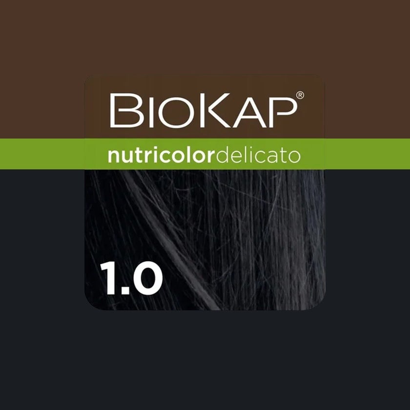 Biokap Nutricolor Delicato 1.0 Natural Black 140ml