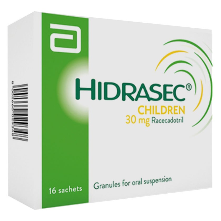 Hidrasec 30mg Children Sachets For Acute Diarrhea, Pack of 16’s