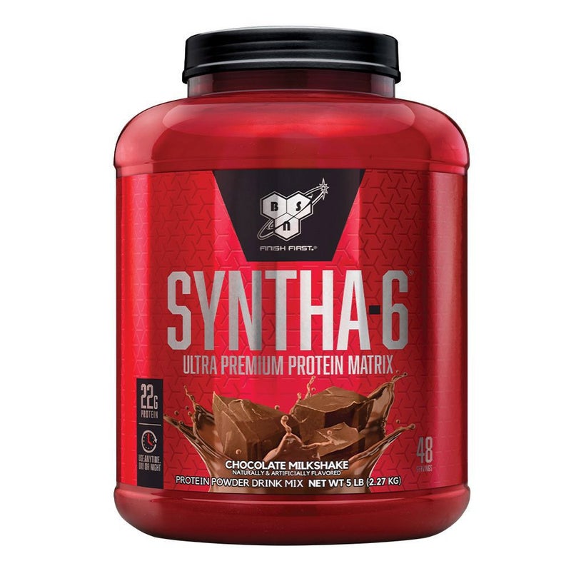BSN Syntha 6 Ultra Premium Protein Matrix Powder Chocolate Milkshake 5 lb