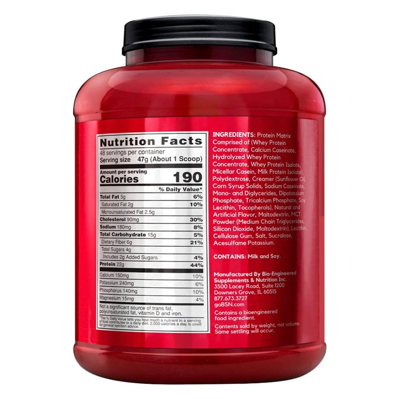 BSN Syntha 6 Ultra Premium Protein Powder 5lb -  Vanilla Ice Cream