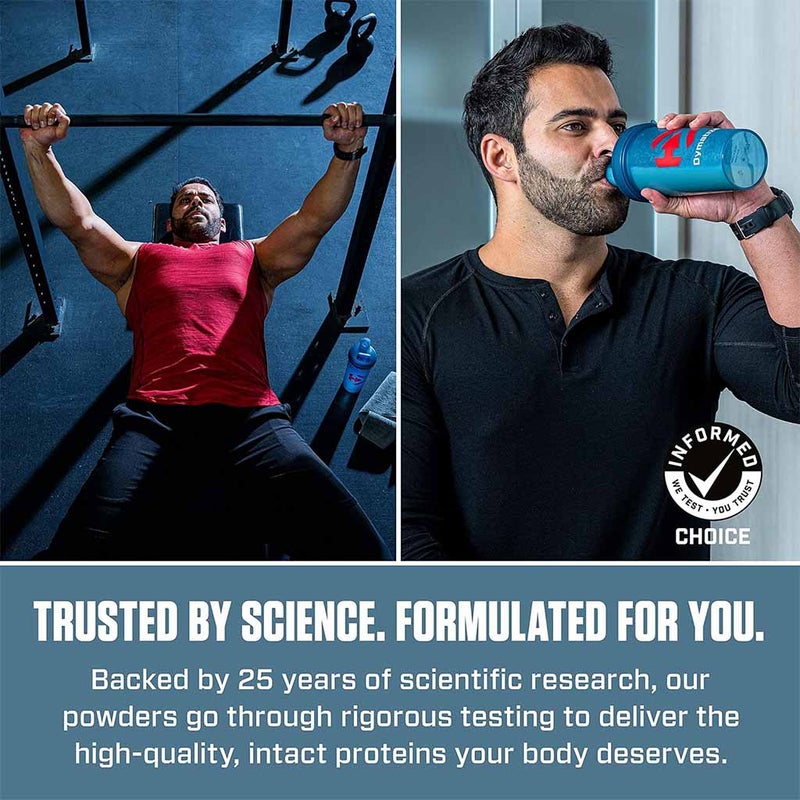 Dymatize ISO 100 Fast Absorbing Protein Powder, 100% Whey Protein Isolate, Gourmet Chocolate, 2.3kg
