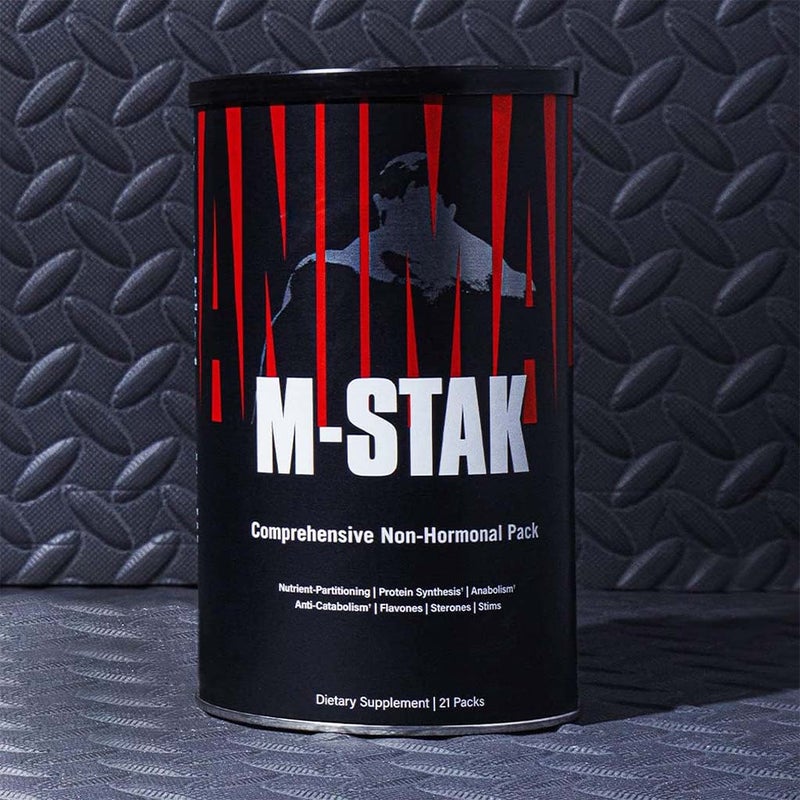 Universal Nutrition Animal M-Stak Comprehensive Non-Hormonal Supplement, Pack of 21's