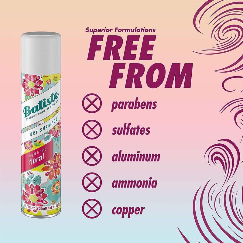 Batiste Dry Shampoo Floral 200 mL