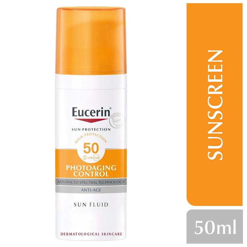 Eucerin Sun Photo-aging Control Sunscreen Anti-Aging Sun Fluid SPF50 50ml