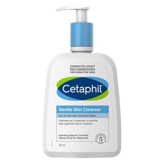 Cetaphil Gentle Skin Cleanser, Face & Body Wash For Men & Women With Dry to Normal and Sensitive Skin, Unscented, 500ml
