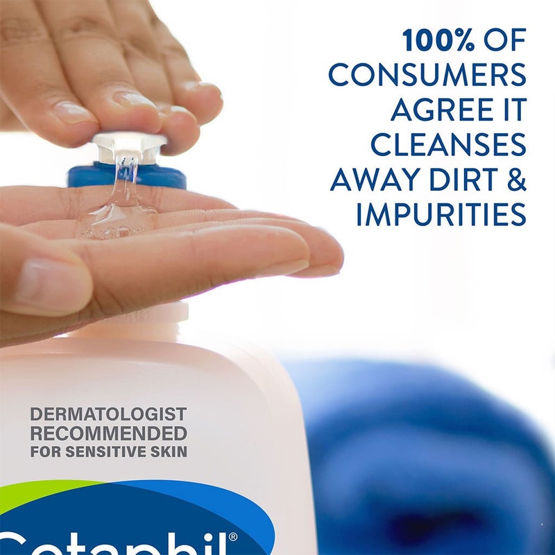 Cetaphil Oily Skin Cleanser, Foaming Face & Body Wash for Men & Women With Combination to Oily and Sensitive Skin, Unscented, 236ml
