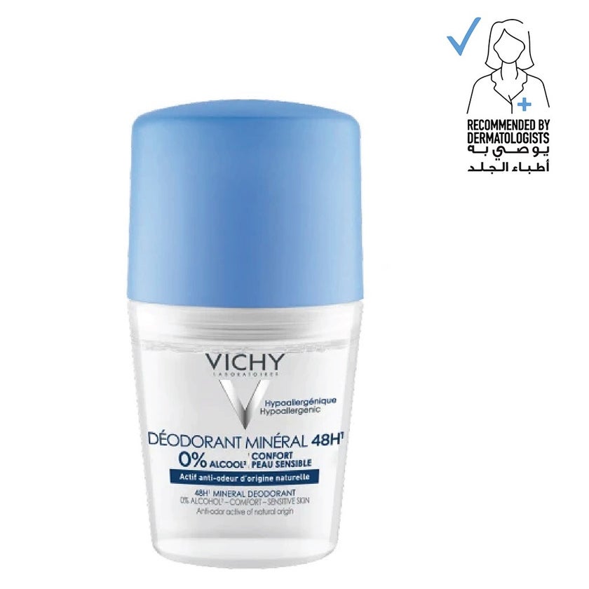 Vichy 48 Hours Anti-Odour Mineral Deodorant Roll-On 50ml