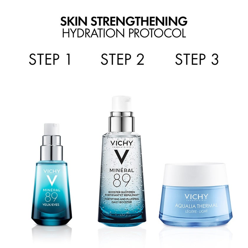 Vichy Mineral 89 Fortifying & Plumping Daily Serum For All Skin Types With Hyaluronic Acid 50ml