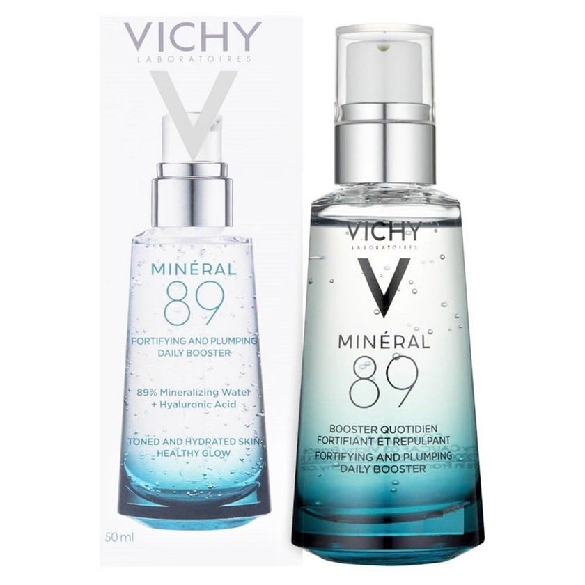 Vichy Mineral 89 Fortifying & Plumping Daily Serum For All Skin Types With Hyaluronic Acid 50ml