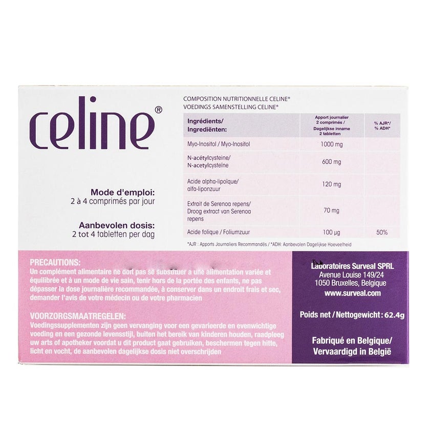 Celine Women's Supplement Tablets, Pack of 60's