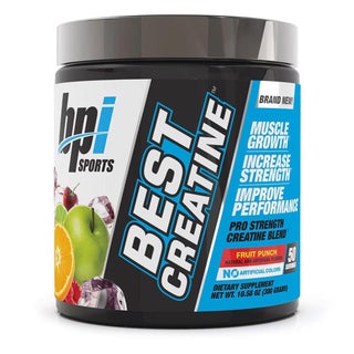 BPI Sports Best Creatine Powder Fruit Punch 50 Servings