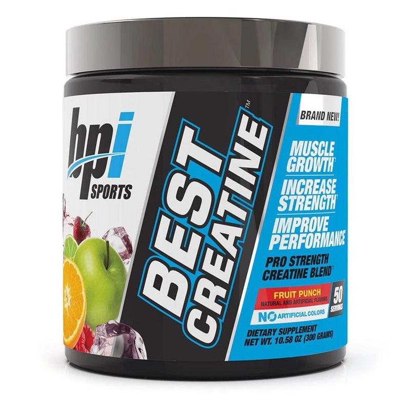 BPI Sports Best Creatine Powder Fruit Punch 50 Servings
