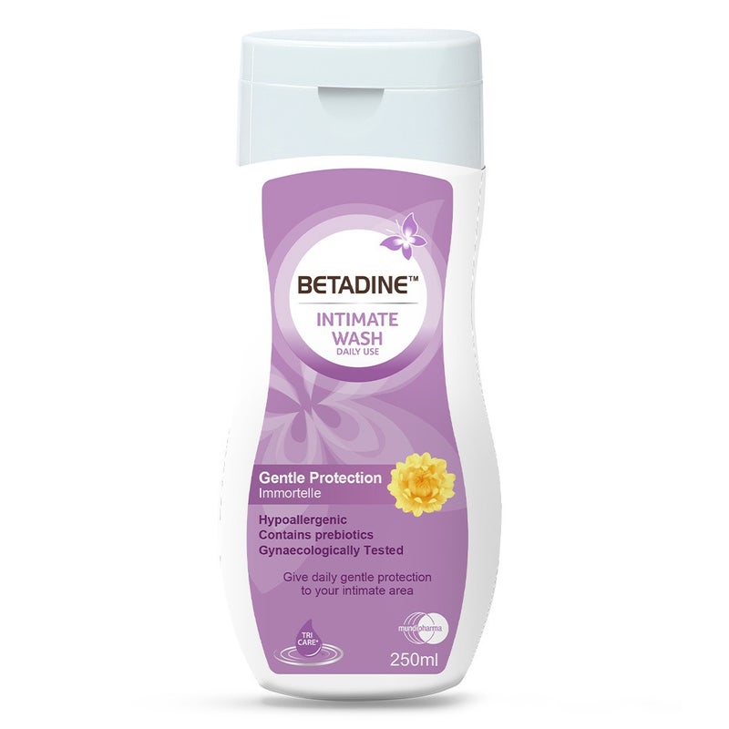 Betadine Daily Use Feminine Intimate Wash Gentle Protection, lmmortelle 250ml