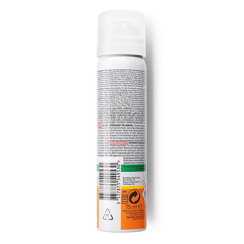 La Roche-Posay Anthelios Anti-Shine Invisible Sunscreen Face Mist SPF50 For All Skin Types 75ml
