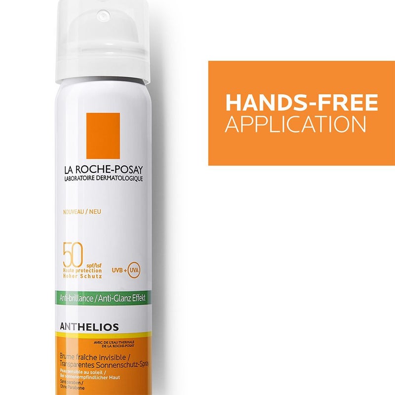 La Roche-Posay Anthelios Anti-Shine Invisible Sunscreen Face Mist SPF50 For All Skin Types 75ml