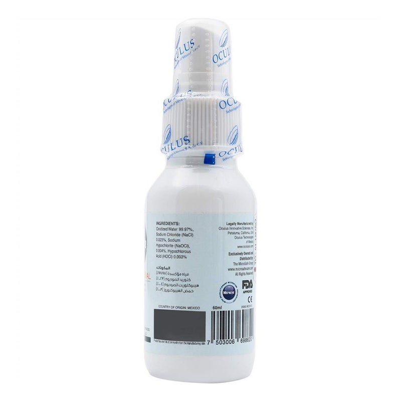 Microsafe Antimicrobial Disinfectant Spray 60ml