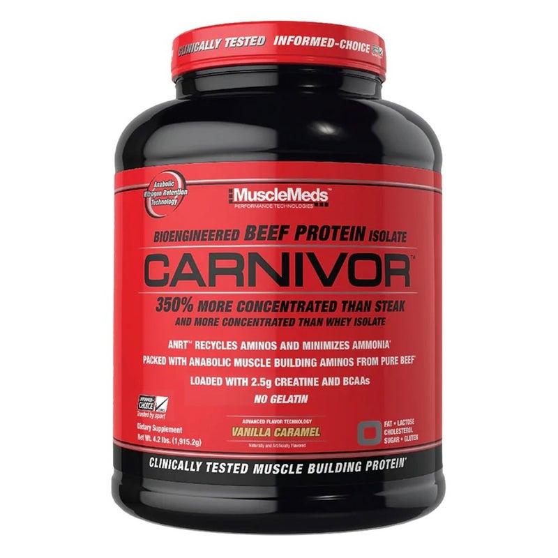 MuscleMeds® Carnivor Powder Vanilla Caramel 4 lb