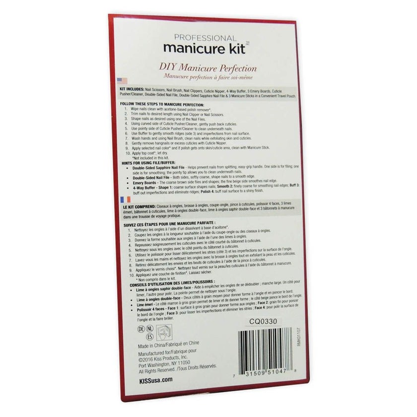 Kiss Professional Manicure Kit RMK01