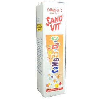 Sanovit CaMgZn+D3+C Effervescent Tablets 20's